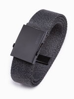 Men's sackcloth belt - dark grey A647