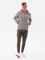 Men's hooded sweatshirt B979 - grey