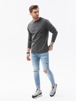 Men's sweatshirt - dark grey B1278