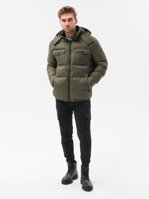 Men's winter jacket  C518- olive