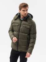 Men's winter jacket  C518- olive
