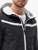 Men's winter jacket C455 - black