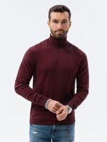 Men's sweater E179 - dark red
