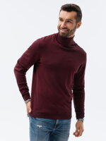 Men's sweater E179 - dark red