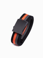 Men's sackcloth belt - black A650