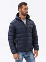 Men's Autumn quilted jacket C451 - navy