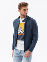 Men's zip-up sweatshirt C453 - navy