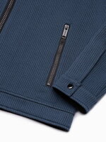 Men's zip-up sweatshirt C453 - navy