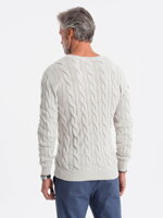 Men's sweater E195 - white