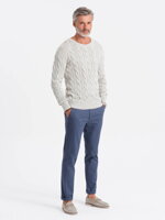 Men's sweater E195 - white