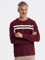 Men's sweatshirt - burgundy B1279