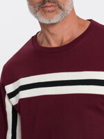 Men's sweatshirt - burgundy B1279