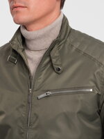 Men's mid-season jacket - khaki C605