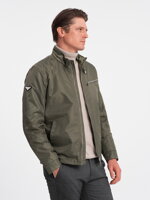 Men's mid-season jacket - khaki C605
