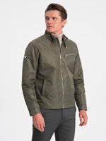 Men's mid-season jacket - khaki C605