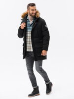 Men's winter jacket - V3 black C554