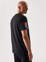 Men's printed T-shirt DKR 0122 S1834 - black