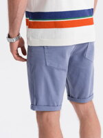 Men's casual shorts W303 - light blue