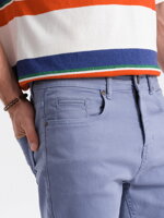 Men's casual shorts W303 - light blue