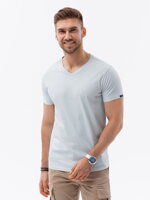 Men's plain t-shirt S1369 - light grey