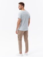 Men's plain t-shirt S1369 - light grey