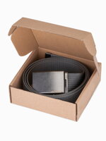 Men's sackcloth belt A376 - dark grey