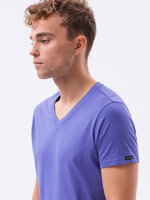 Men's plain t-shirt S1369 - violet
