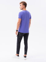 Men's plain t-shirt S1369 - violet