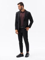 Casual men's blazer M80 - black