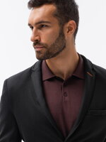 Casual men's blazer M80 - black