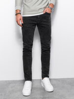 Men's jeans SKINNY FIT - black P1062