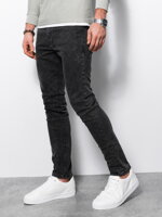 Men's jeans SKINNY FIT - black P1062