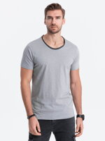 Men's plain t-shirt S1385 - grey