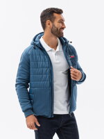 Men's mid-season jacket - V2 dark blue C601