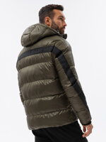 Men's winter jacket C503 - olive