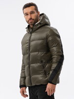 Men's winter jacket C503 - olive