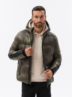 Men's winter jacket C503 - olive