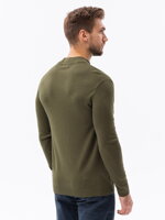 Men's sweater E178 - V4 dark olive