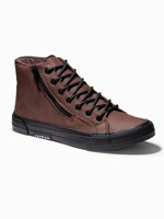 Men's ankle shoes T352 - dark brown