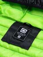 Men's mid-season quilted jacket C319 - green/camo