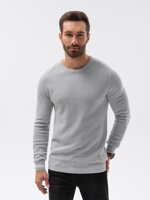 Men's sweater E185 - light grey
