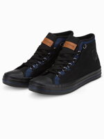 Men's sneakers T375 - black