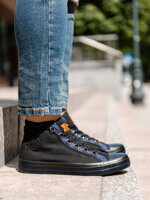 Men's sneakers T375 - black