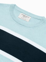 Men's sweater E190 - light blue