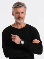 Men's sweater E195 - black