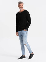 Men's sweater E195 - black