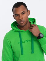 Men's printed hoodie B1351 - green