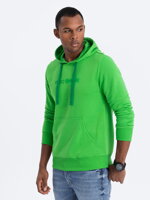 Men's printed hoodie B1351 - green