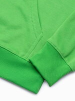 Men's printed hoodie B1351 - green