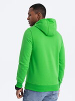 Men's printed hoodie B1351 - green